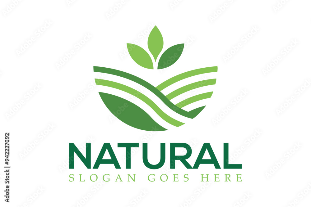 Fototapeta premium Natural logo for branding
