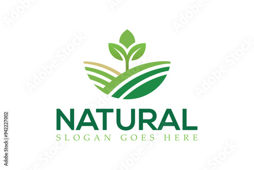 Natural logo for branding