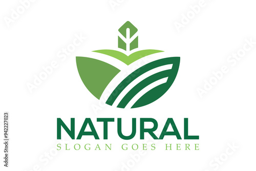 Natural logo for branding