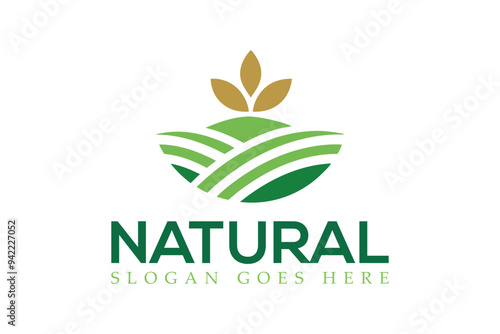 Natural logo for branding