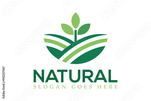 Natural logo for branding