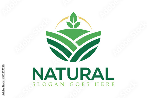 Natural logo for branding