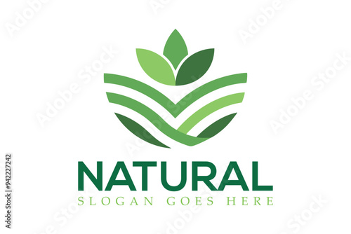 Natural logo for branding