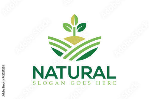 Natural logo for branding