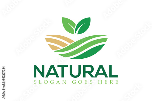 Natural logo for branding