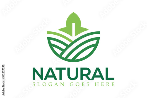 Natural logo for branding