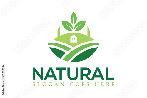 Natural logo for branding