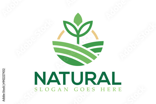 Natural logo for branding