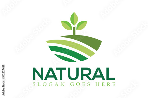 Natural logo for branding