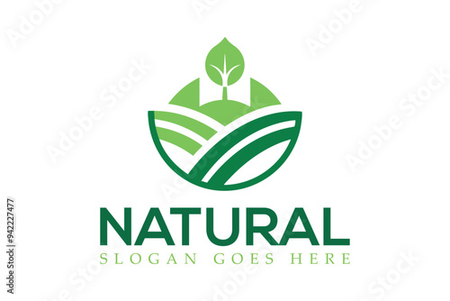 Natural logo for branding