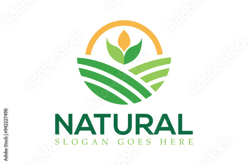 Natural logo for branding