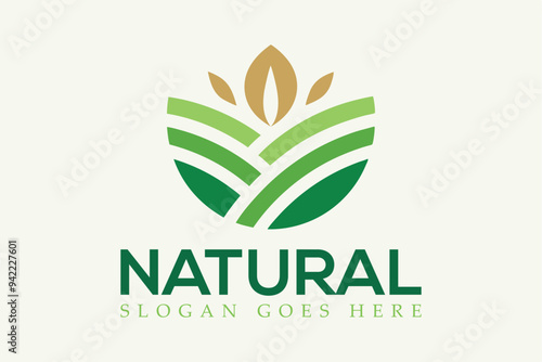 Natural logo for branding