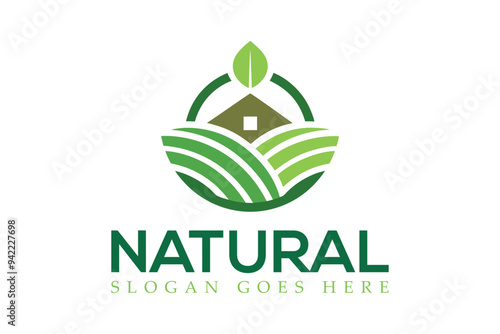 Natural logo for branding