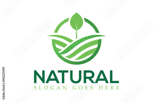 Natural logo for branding