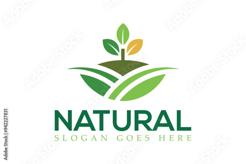 Natural logo for branding