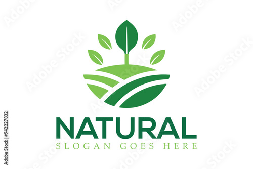 Natural logo for branding