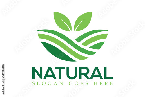 Natural logo for branding
