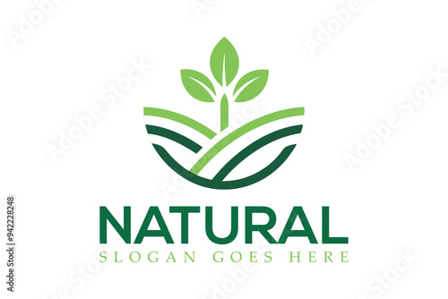 Natural logo for branding