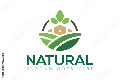 Natural logo for branding