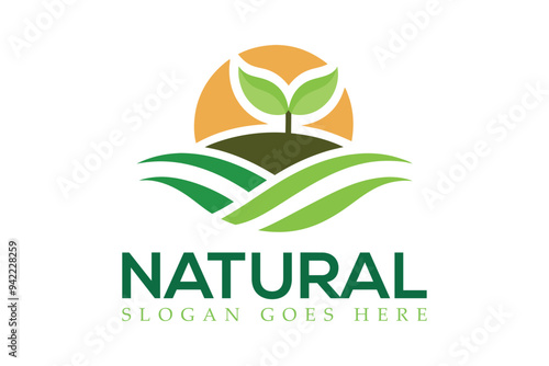 Natural logo for branding