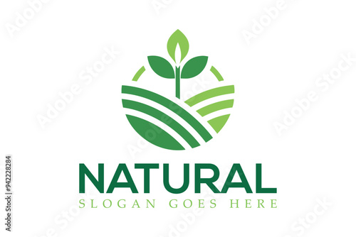 Natural logo for branding