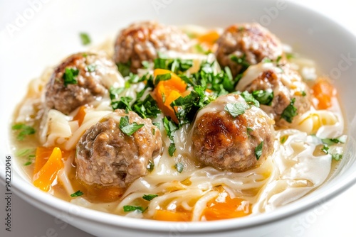 Cheese-Filled Meatballs, A modern variation with a surprise inside: cheese!. isolated on white background