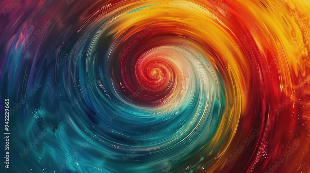 Colorful abstract swirls Colorful abstract swirls