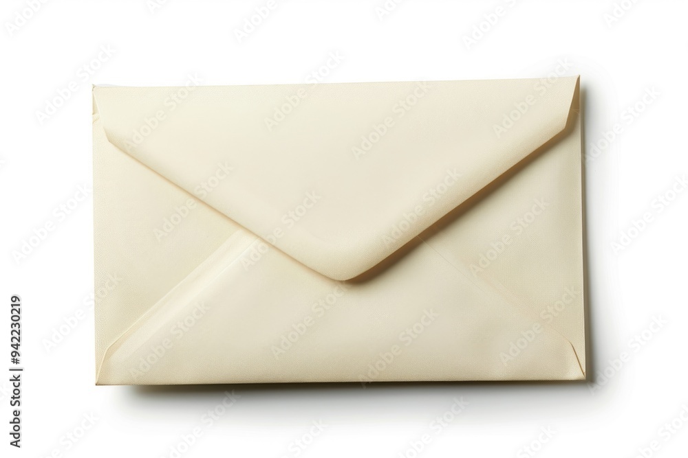 An open envelope with a clean white interior, ideal for illustrations of messages, letters or communications An open envelope with a clean white interior, ideal for illustrations of messages, letters or communications
