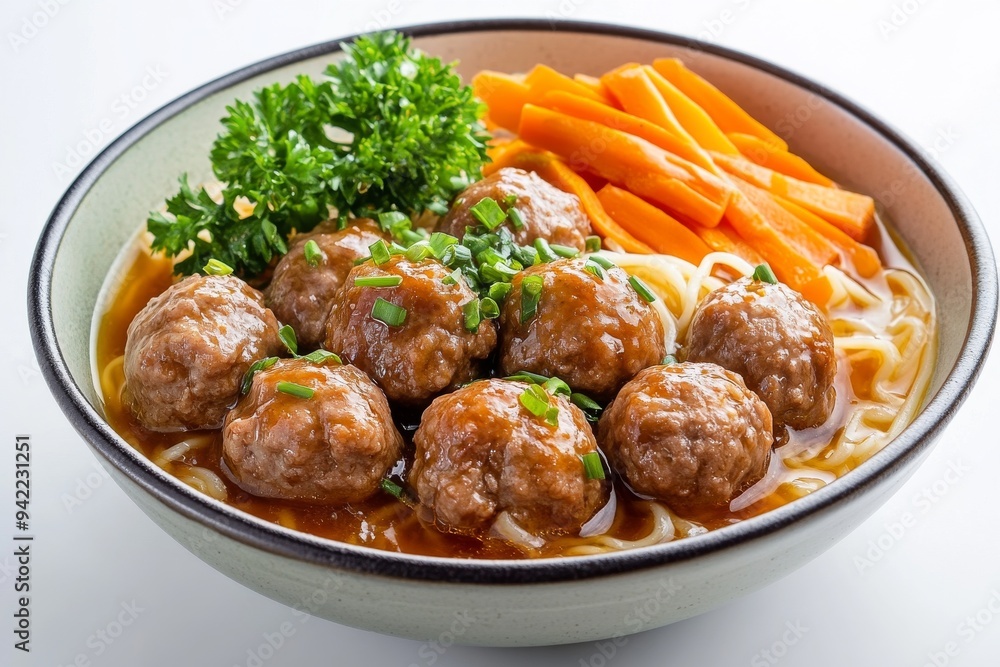 Pregnant Meatballs, A novelty version where a large meatball contains several smaller meatballs inside. isolated on white background Pregnant Meatballs, A novelty version where a large meatball contains several smaller meatballs inside. isolated on white background