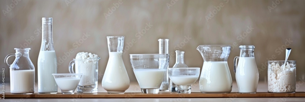 Lab Milk Container Foto de Evaluating Milk Quality and Lactose Variants Using Laboratory ...