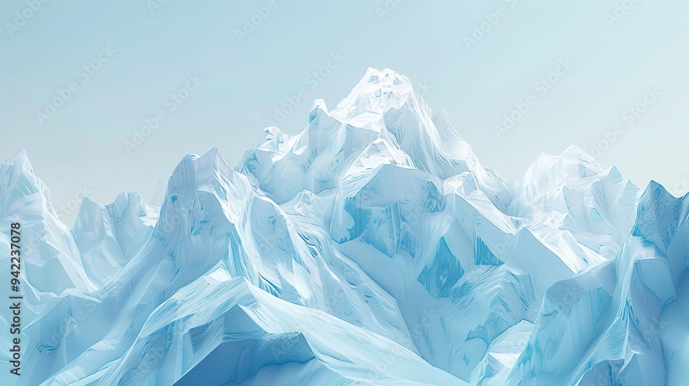 Detailed close-up of icy blue crystals, capturing their intricate structures and the translucent beauty of frozen water. Detailed close-up of icy blue crystals, capturing their intricate structures and the translucent beauty of frozen water.