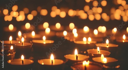 Wallpaper Mural Happy Diwali Holiday with candles and fire 4k animation Torontodigital.ca