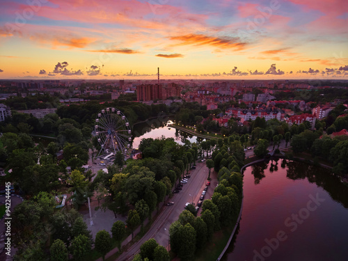 Verkhnee lake, Kaliningrad, Russia