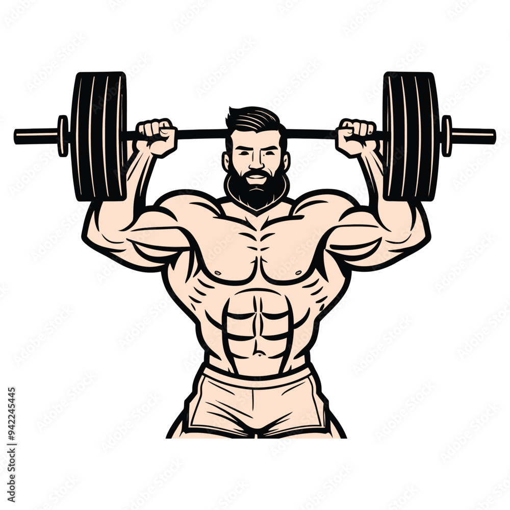 Muscular bodybuilder vector silhouette illustration isolated on black background. Sport man strong arms. Bodybuilder athlete showing muscles. Boy with muscular body pose exhibition in competition. Muscular bodybuilder vector silhouette illustration isolated on black background. Sport man strong arms. Bodybuilder athlete showing muscles. Boy with muscular body pose exhibition in competition.