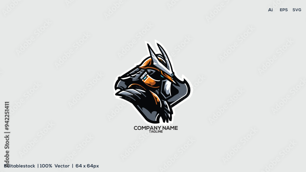 Premium Mascot design illustration Your Company 