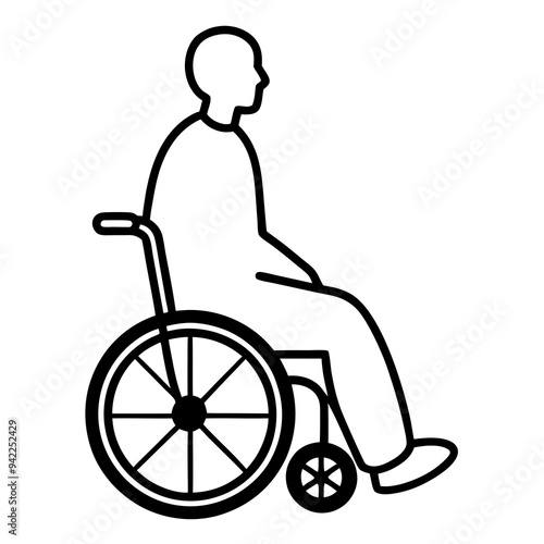 person in wheelchair