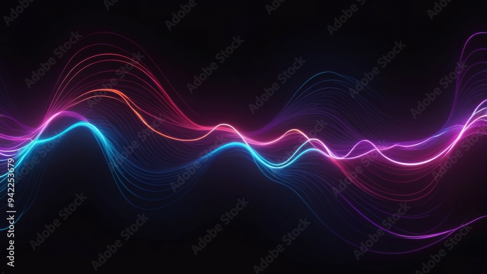 abstract glowing lines abstract glowing lines