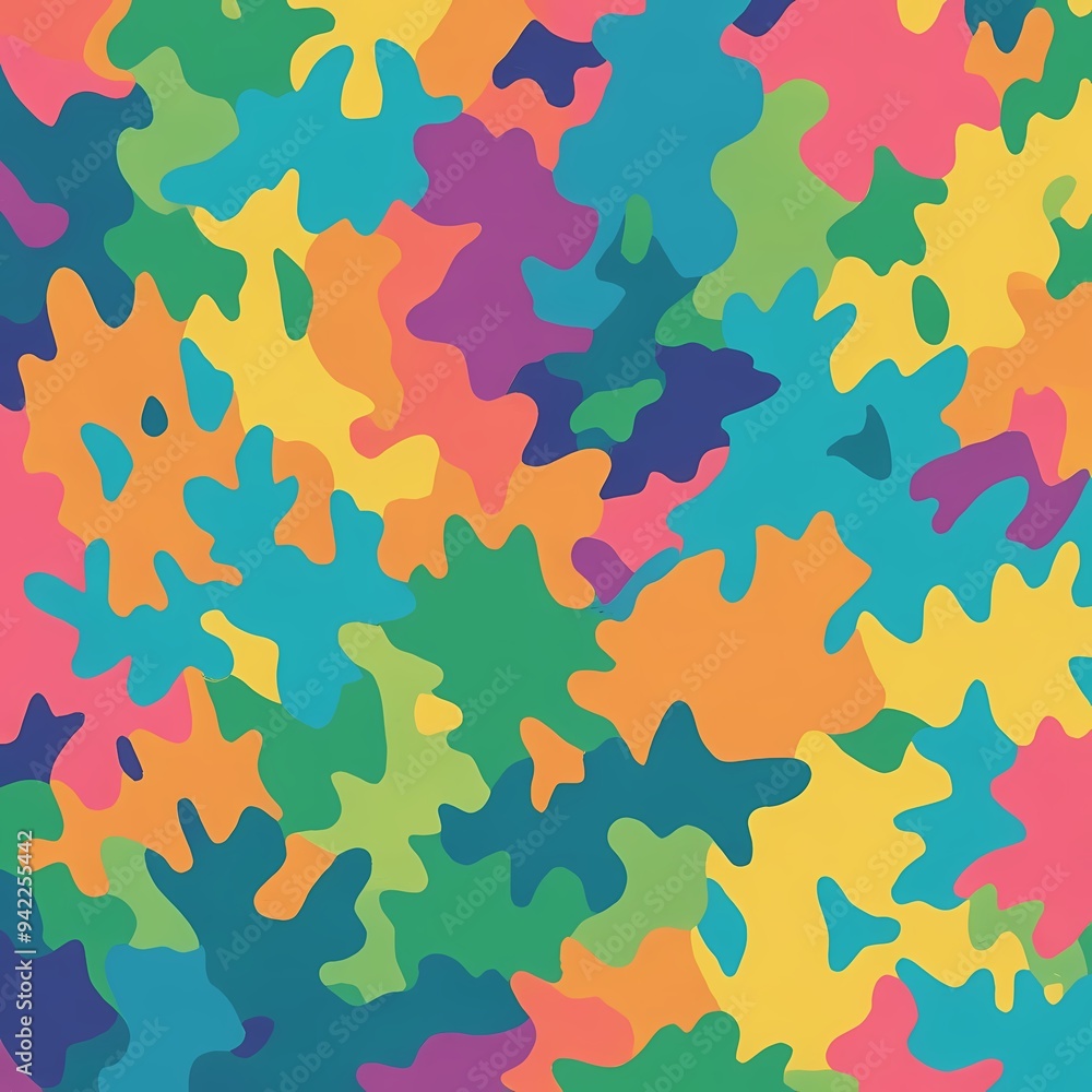 Whimsical Summer Camouflage Whimsical Summer Camouflage