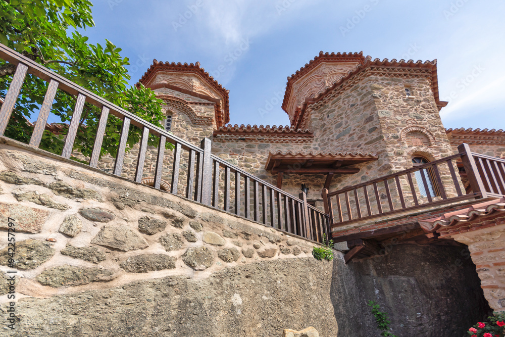 Panoramic view of Meteora Monasteries, Thessaly, Greece