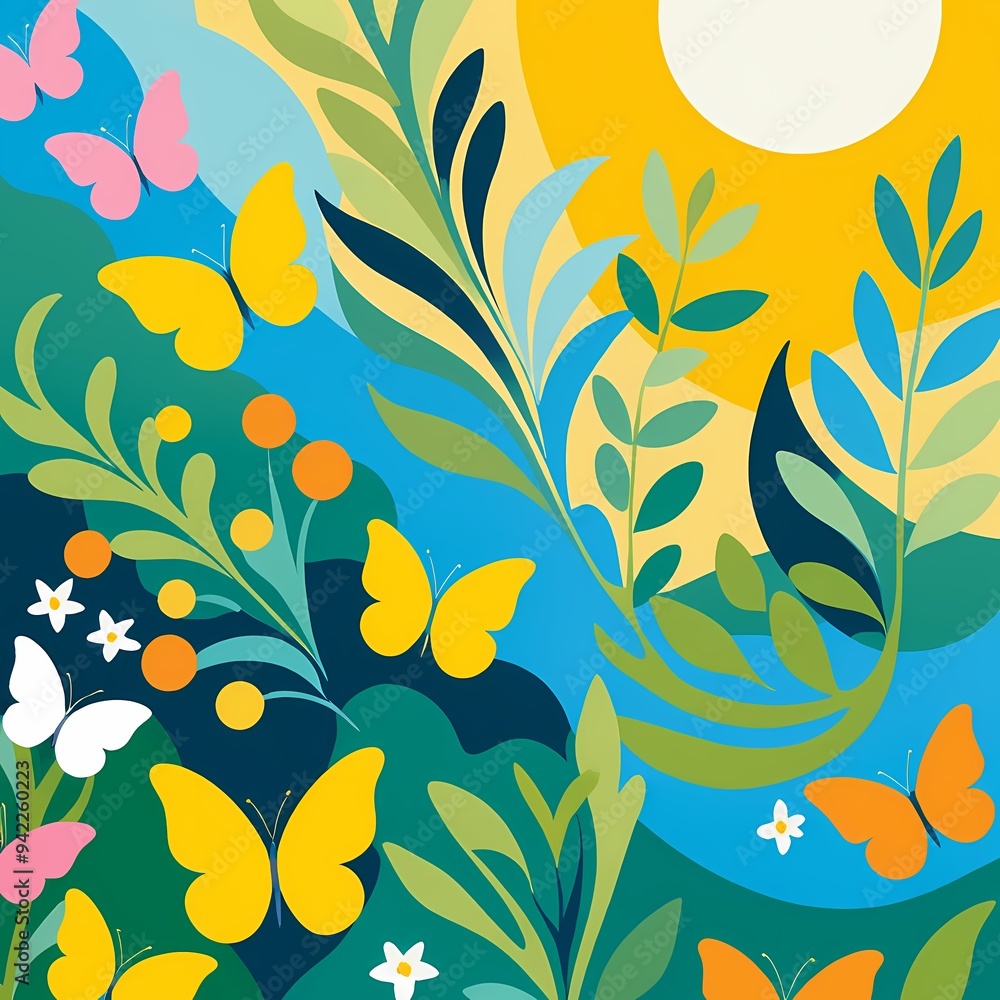 Whimsical Summer Camouflage Whimsical Summer Camouflage