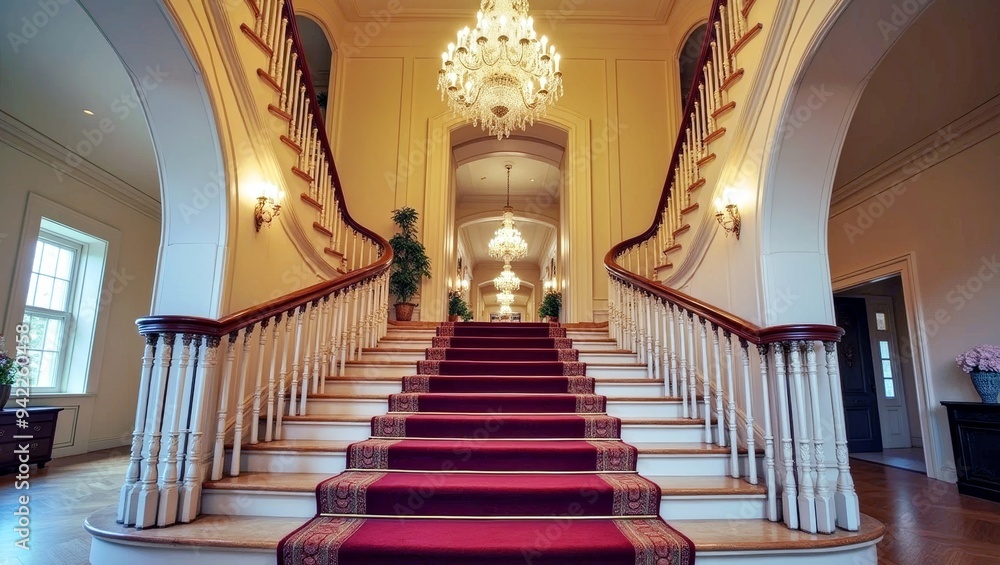 Fototapeta premium Eleganz der Treppe