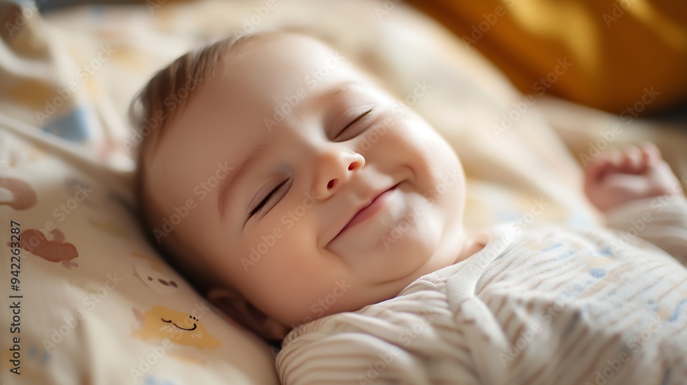 baby smiles while sleeping baby smiles while sleeping