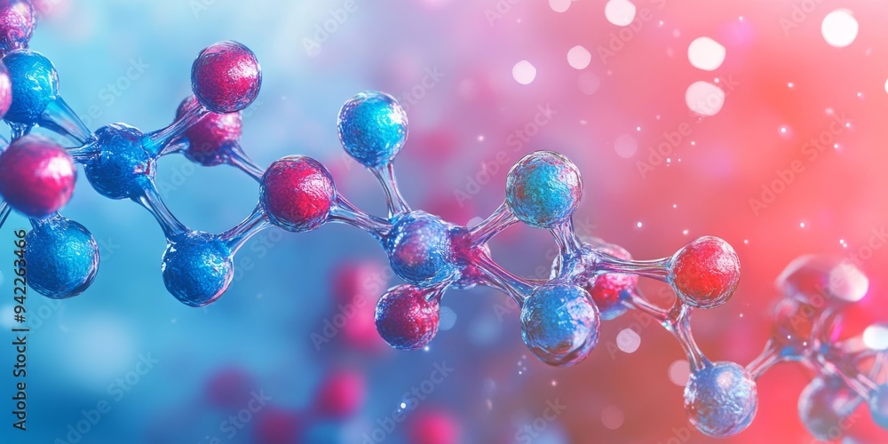 This artwork features a detailed illustration of an amino acids intricate structure, using minimalist lines and vibrant atoms to showcase the beauty and significance of chemistry This artwork features a detailed illustration of an amino acids intricate structure, using minimalist lines and vibrant atoms to showcase the beauty and significance of chemistry