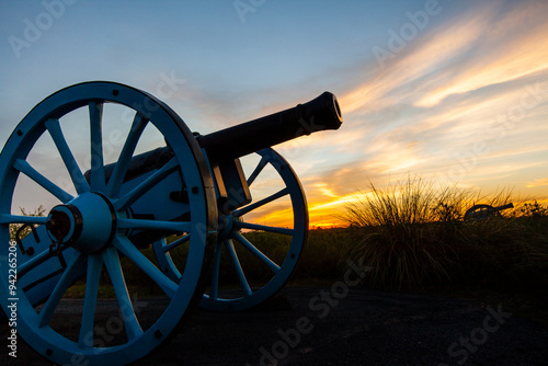 Mexican canon at Palo Alto Battlefield, Texas.