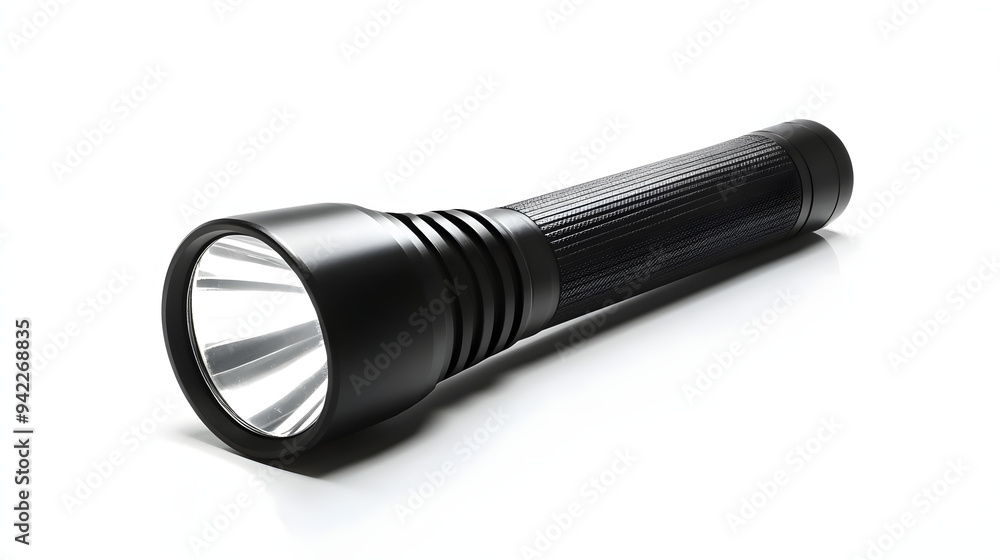 flashlight on white background flashlight on white background