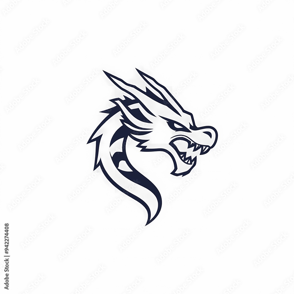 Fototapeta premium tribal wolf tattoo