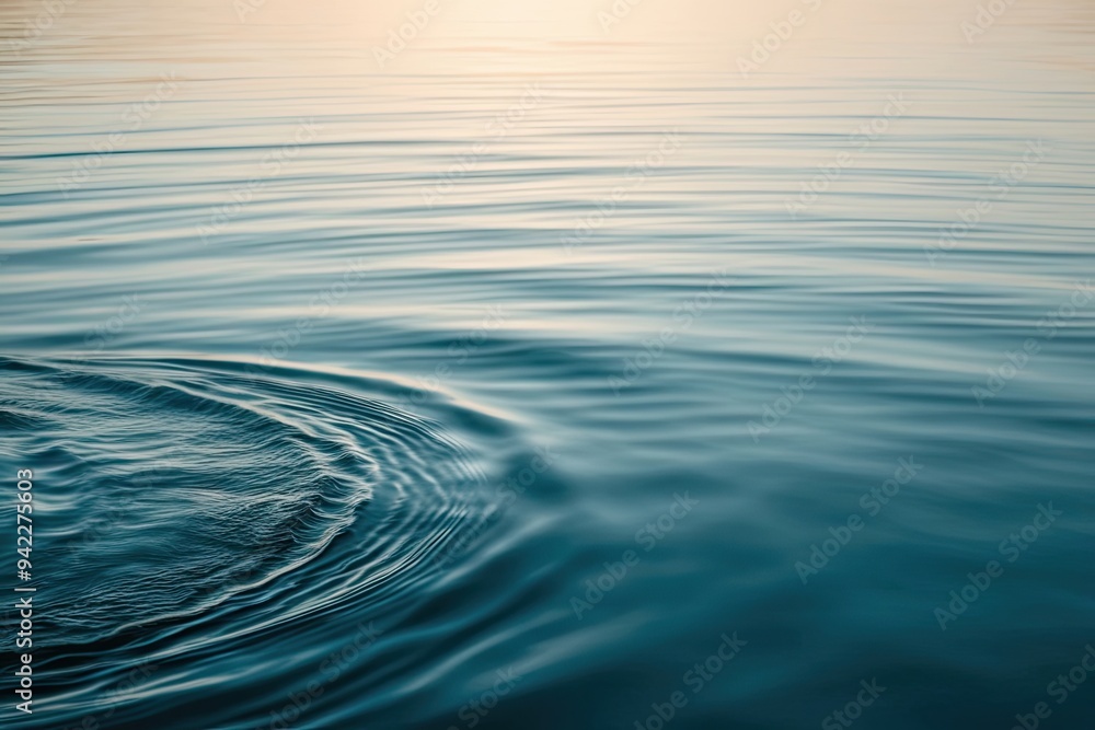 Calm Water Texture with Gentle Ripples and Soft Lighting Effects Calm Water Texture with Gentle Ripples and Soft Lighting Effects