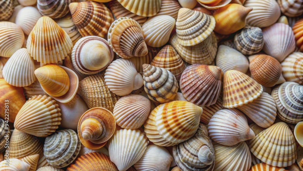 Close-up of a textured sample of shells for jewelry making, shells, jewelry, material, samples, close up, texture Close-up of a textured sample of shells for jewelry making, shells, jewelry, material, samples, close up, texture