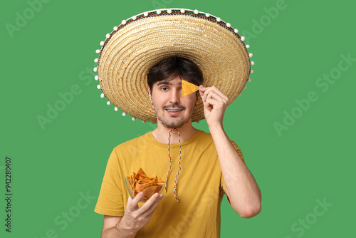 Portrait of young man with ...