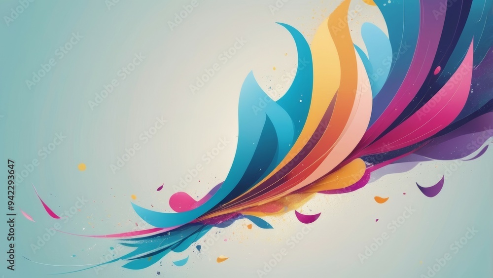 Obraz premium abstract background with wings
